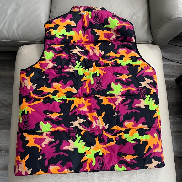 NWT - Psycho Bunny Men’s Reversible Puffer Vest - Size XL - Picture 12 of 14
